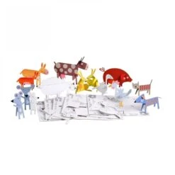 Anim'odulos Ferme Kit De Découpage Et D'assemblage