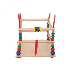 Balançoire En Bois Nacelle - Colorée