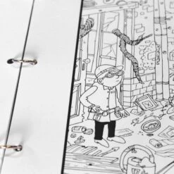Grand Carnet De Coloriage - 24 Pages -Point De Jouet carnet de coloriage agent paper 3