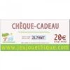 Chèque Cadeau - 20 € -Point De Jouet cheque cadeau 20