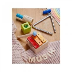 Haba Coffret Musical - 4 Instruments -Point De Jouet coffret musical 4 instruments haba 305922 1