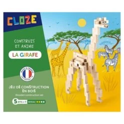 Kit Créatif Cloze Construction Girafe - 44 Pièces -Point De Jouet construction girafe cloze 3
