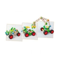 Jeu De Construction Junior 3x1- Véhicule Tout Terrain 91 Pièces -Point De Jouet construction vehicules tout terrain alexander toys 2160 2