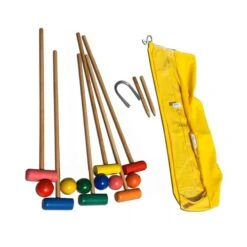 Jeu De Croquet 6 Joueurs En Sac