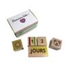 Cubes En Bois Naissance - Bienvenue Bébé -Point De Jouet cubes en bois naissance fraise et bois camille 01