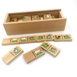 Dominos Des Animaux De La Ferme -Point De Jouet dominos animaux de la ferme 2