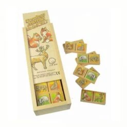 Dominos En Bois Les Animaux De La Forêt