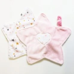 Doudou Petite Etoile - Rose Poudré