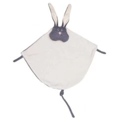 Doudou Plat Lapin Coton Biologique