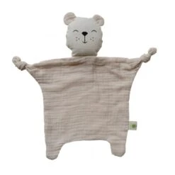 Doudou Ourson Crème - Coton Biologique