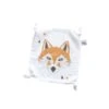 Doudou Plat Renard En Coton Biologique