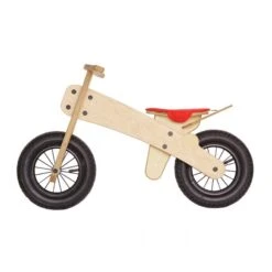 Draisienne En Bois Mini Selle Rouge - Dès 2 Ans