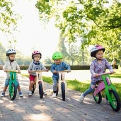 Draisienne En Bois Mini Selle Rouge - Dès 2 Ans -Point De Jouet draisienne en bois selle rouge fabricant europeen 3