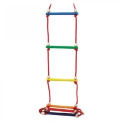 Echelle De Cordes En Bois Colorée
