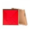 Grand Tangram En Bois Massif - Rouge