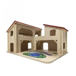 Grande Ferme En Bois -Point De Jouet grande ferme en bois jbbois jf002 1 1