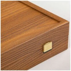 Jeu De Backgammon Luxe - Noyer -Point De Jouet jeu backgammon bois manopoulos bxl3kd 5