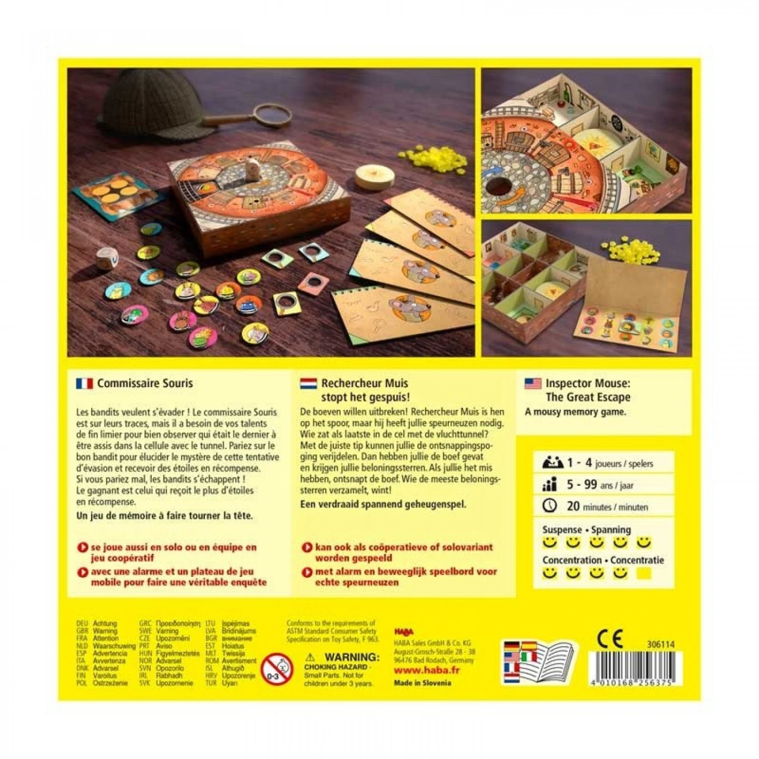 Haba Commissaire Souris - Jeu Coopératif 4 Haba Commissaire Souris - Jeu Coopératif – Image 2