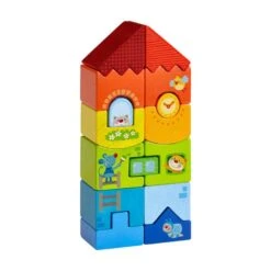 Haba Jeu D'encastrement Gratte-ciel Des Animaux