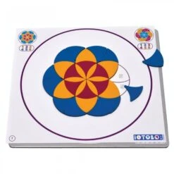 Jeu Magnétique Iotobo Mandala - 4 Ans -Point De Jouet jeu magnetique iotobo mandala itb mdl sepp jeux 5