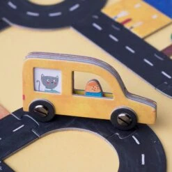 Jeu De Connexion Routes - Roads - Londji - Jeu Coopératif - 4 Ans -Point De Jouet jeu puzzle connexion roads londji 4 ans 8