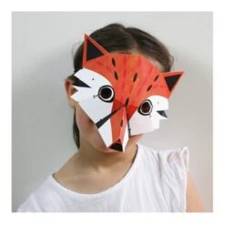 Masques De La Forêt 3D -Point De Jouet kit creatif masques foret pirouette cacahouete 4