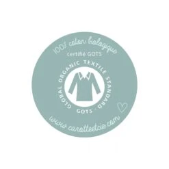 Doudou Plat Panthère En Coton Biologique -Point De Jouet logo gots carotte et cie 2