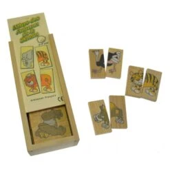 Mémo-Dominos Des Animaux De La Savane