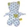Doudou Flat Cat Pois Gris Et Pistache