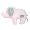 Maman Eléphant Rose -Point De Jouet moncalin doudou made in france gros elephant rose gris