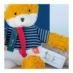 Peluche Renard Pantin En Coton Biologique - 25 Cm -Point De Jouet peluche bio renard 25 cm mailou tradition ma0207 2