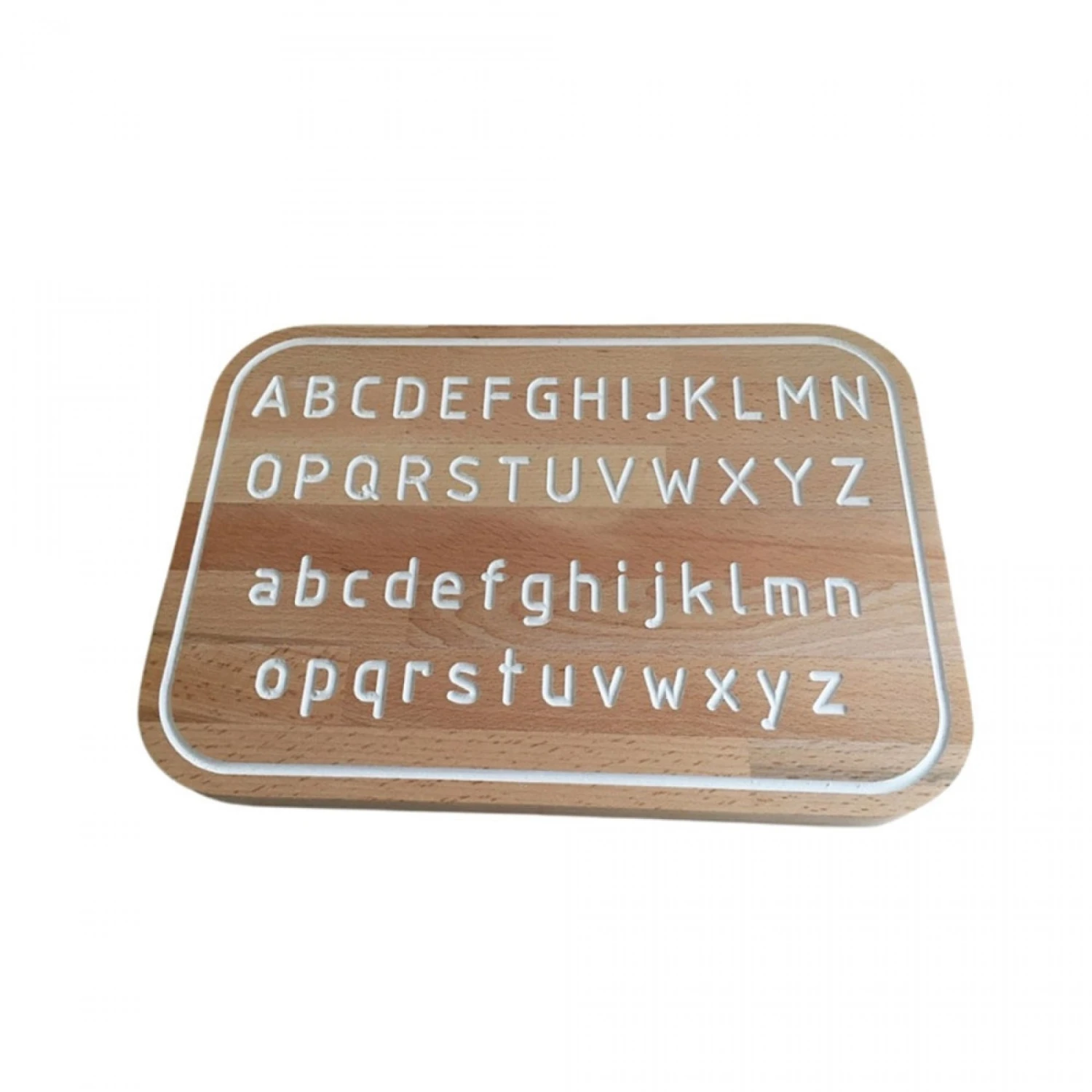 Planche De Traçage En Bois Montessori - Alphabet 3 Planche De Traçage En Bois Montessori - Alphabet