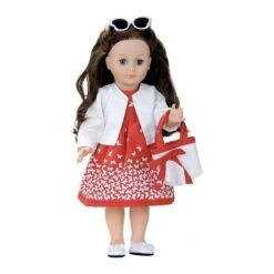 Poupée Marie-françoise Madone Brune - 40 Cm