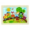 Puzzle Le Train Des Animaux -Point De Jouet puzzle le train des animaux fabricant allemand 1