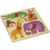 Puzzle En Bois Du Zoo -Point De Jouet puzzle zoo selecta 62046