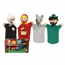 4 Marionnettes Chaperon Rouge