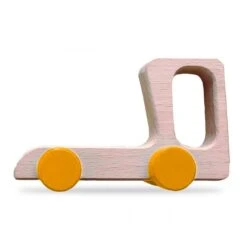 Road Stories - Camion Et Voiture En Bois - Moutarde -Point De Jouet road stories camion et voiture en bois moutarde meandmine 3