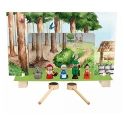 Théâtre De Marionnettes Magnétique Petit Chaperon Rouge
