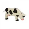 Vache En Bois Broutant Pie Noir Holztiger -Point De Jouet vache en bois broutant holztiger 80002