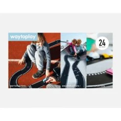 Circuit De Voitures WayToPlay Grand Prix Circuit - 24 Pièces -Point De Jouet waytoplay circuit de voitures flexible grand prix 24gp 5 1