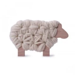 Woody Le Mouton Laine écrue -Point De Jouet woody le mouton jeu tricot lacage les jouets libres 1