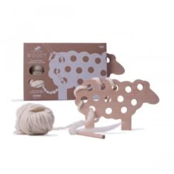 Woody Le Mouton Laine écrue -Point De Jouet woody le mouton jeu tricot lacage les jouets libres 5