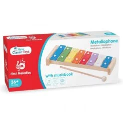 New Classic Toys® Xylophone En Bois Traditionnel 8 Tons -Point De Jouet xylophone newclassictoys 10216 2